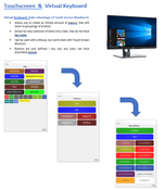 CashierPRO: Touchscreen and Virtual Keyboard