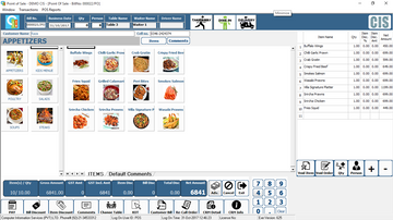 CIS Point of Sale Screenshot