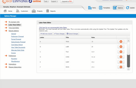Clear Estimates: Modify Labor