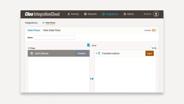Cleo Integration Cloud Screenshot