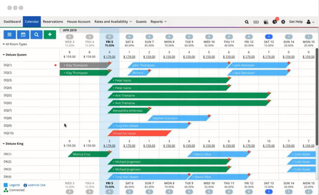 Cloudbeds: Hotel Calendar