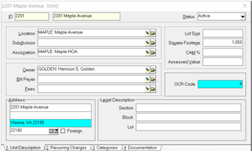 Promas Association Management Screenshot