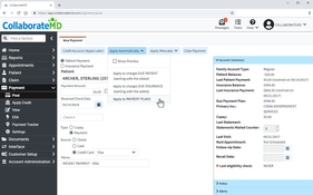 CollaborateMD: New Payment