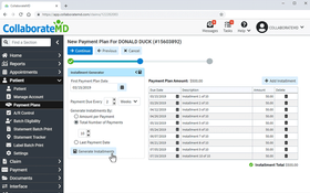 CollaborateMD: Payment Plan
