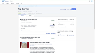 SAP Concur: Trip Overview