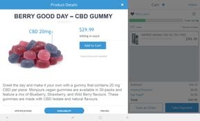 Cova Dispensary POS: Product Details