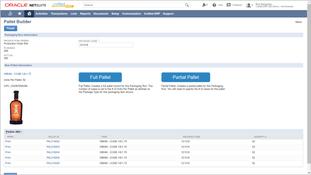 Crafted ERP: Pallet Builder