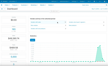 CS-Cart Multi-Vendor Screenshot