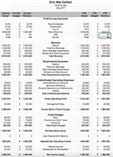 Data Plus Hospitality: Profit and Loss Report