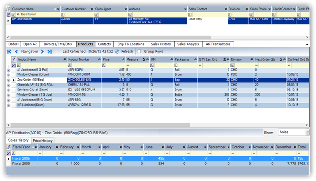 Datacor ERP: Customer Service Product Profile