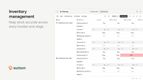 Sutton: Inventory Management