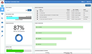 DonorSnap: Customizable Dashboard