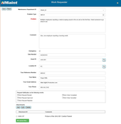 iMaint CMMS: Work Requester