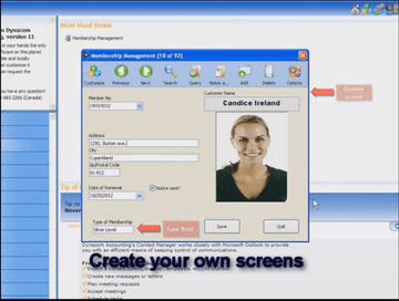 Dynacom Enterprise ERP Screenshot
