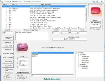 Visual Inventory Software Screenshot