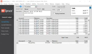ECI Spruce: General Ledger
