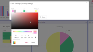 Effivity QMS: Color Settings