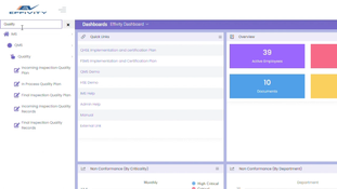 Effivity QMS: Global Search