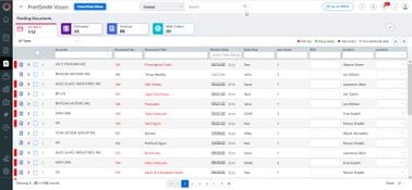 PrintSmith Vision: Pending Documents