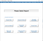 El Dorado Utility Billing Software: Reports