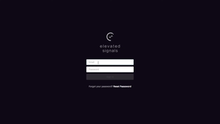 Elevated Signals: Sign-In Page