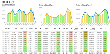 Elly Analytics: Plan and Fact Details