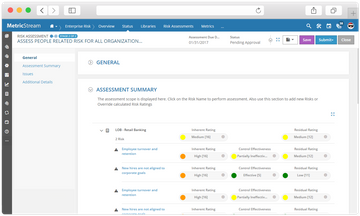 Enterprise Risk Management App Screenshot