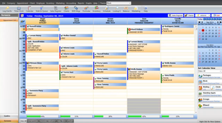 Envision Salon Software: Scheduling