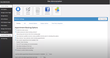 Envision Salon Software Screenshot