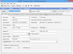 Epicor BisTrack: Purchase Order