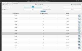 Epicor Eclipse: Purchasing ROAI Calculation