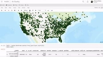 Esri Geospatial Cloud Screenshot