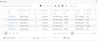 FaciliWorks CMMS Software: Assets