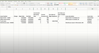 EZLease: Lease Number Spreadsheet