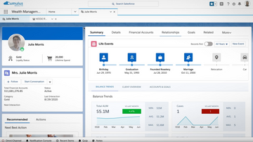 Financial Services Cloud from SalesForce Screenshot