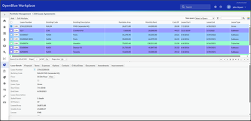 OpenBlue Workplace: Portfolio Management