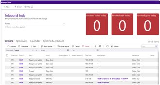 FootPrint WMS: Inbound Shipments