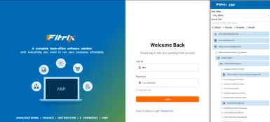Fitrix ERP: Fitrix Login