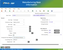 Fitrix ERP: Parts Management