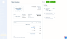 FreshBooks: Create New Invoice