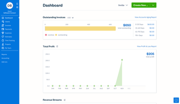 FreshBooks Screenshot