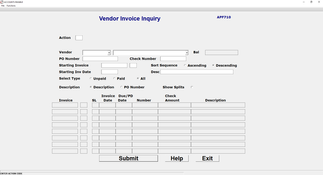 Genesis Total Solution: Accounts Payable