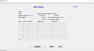 Genesis Total Solution: Bank Reconciliation