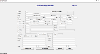 Genesis Total Solution: Order Processing