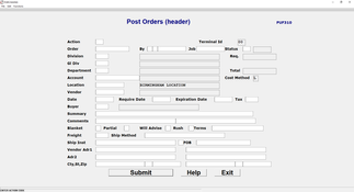 Genesis Total Solution: Purchasing