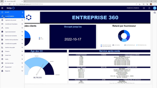 Genius ERP: Dashboard