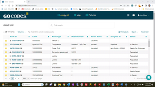 GoCodes: Asset List