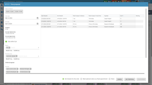 Gomocha: Automated Scheduler Time Proposal