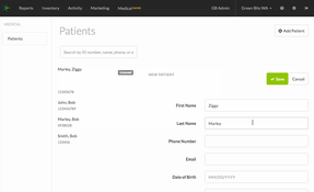 Green Bits: Add Patient - Dispensary POS Software