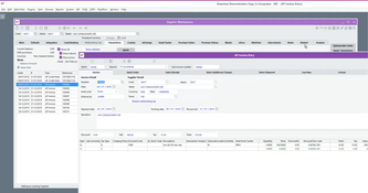 MYOB Greentree: AP Invoice Entry Page